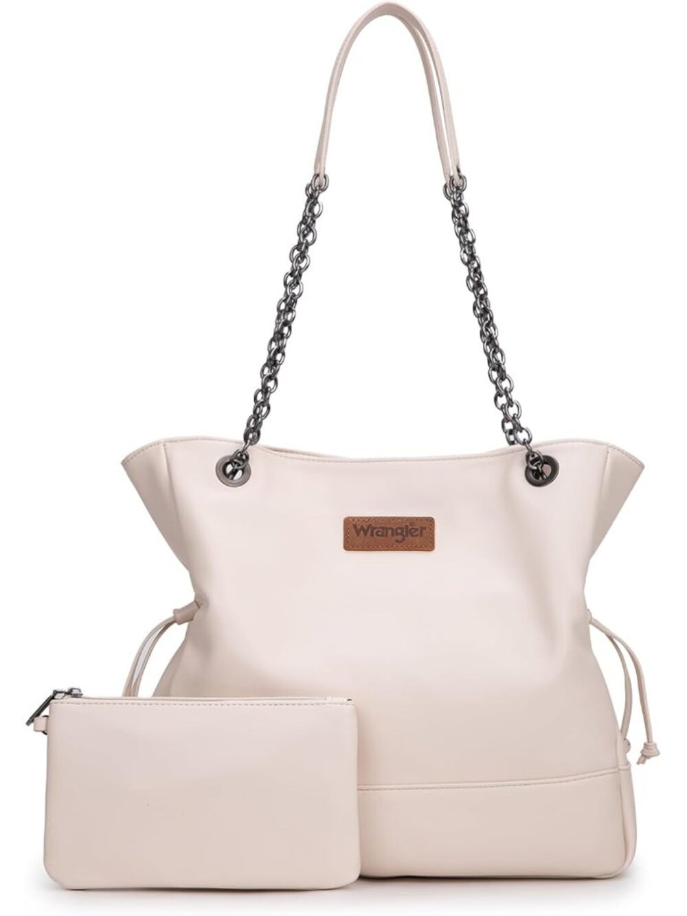 Wrangler Tote Bag For Women 2pcs Purses And Handbags Drawstring Shoulder Bag Wit